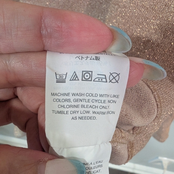 J. Crew Pink Bell Sleeve Ruffled Top - Picture 7 of 8